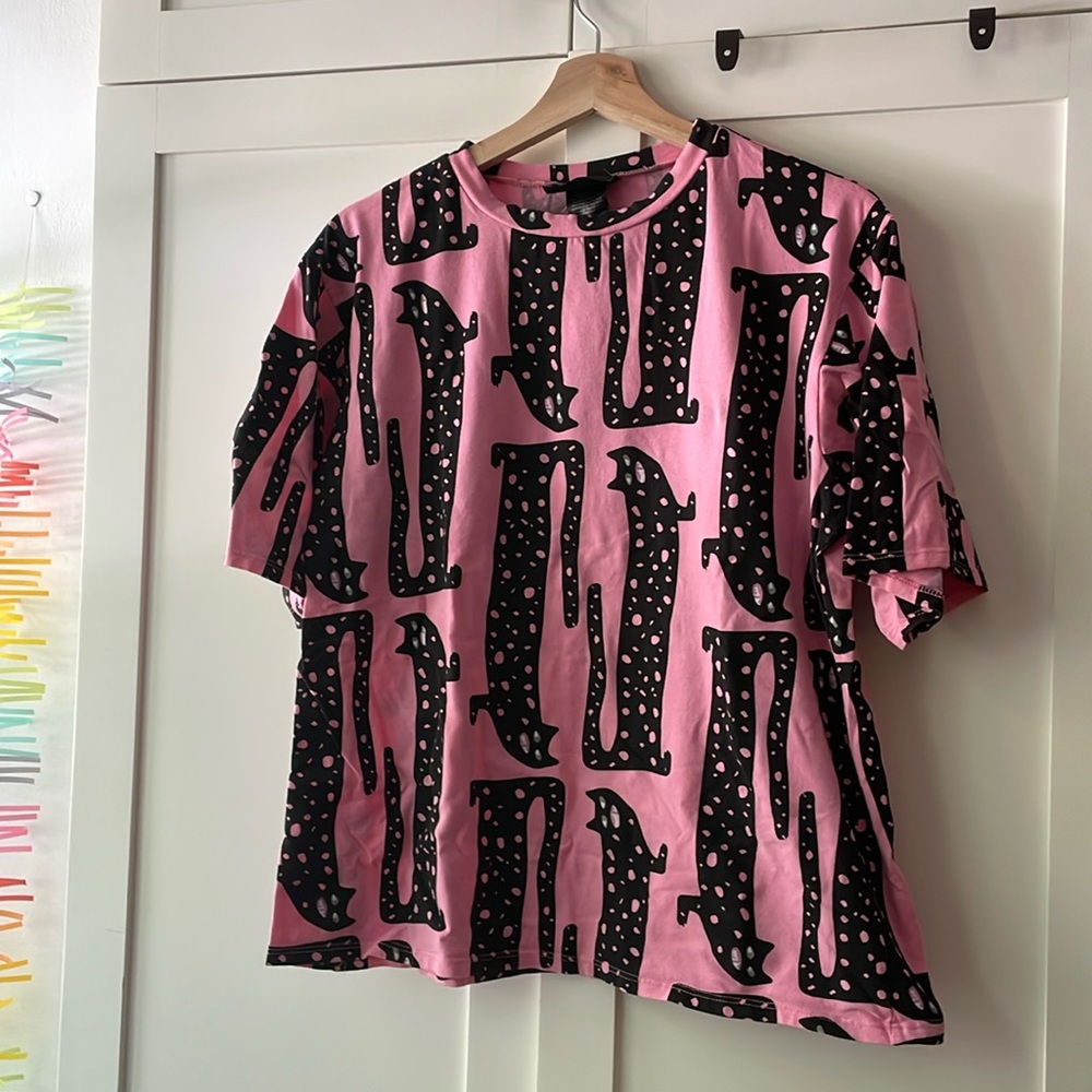 Nooworks oversized tee - cute Cat 🐈‍⬛ print